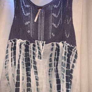 Tie dye Free People Tank/Blouse